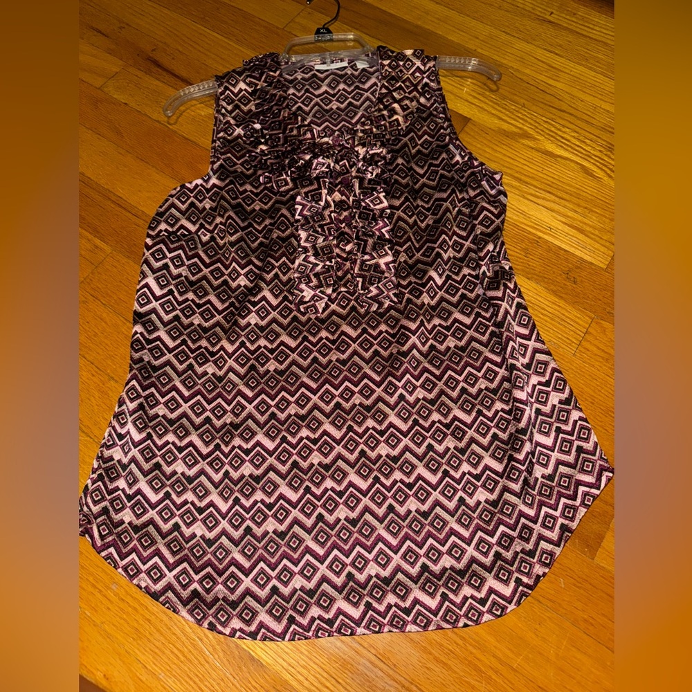 Pink and Purple Blouse